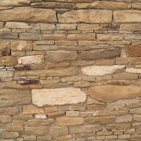 Chaco Canyon  - Chetro Ketl: Detail of Brick Wall at Kiva G Complex 
