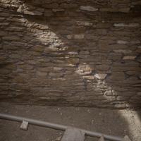 Chaco Canyon  - Chetro Ketl: Modern Pipe in Central Wing of Great House 