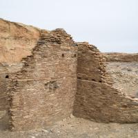 Chaco Canyon  - Chetro Ketl: Wall Fragment in Central Wing of Great House 