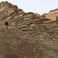 Chaco Canyon  - Chetro Ketl: Brick Wall in Northeast Corner 