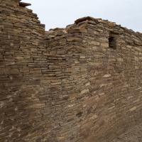 Chaco Canyon  - Chetro Ketl: Brick Wall in Northeast Corner 