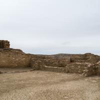 Chaco Canyon  - Chetro Ketl: Above-Ground Kiva and Interior Walls in Central Wing 