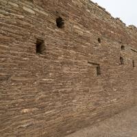 Chaco Canyon  - Chetro Ketl: Exterior, Northernmost wall of Complex 