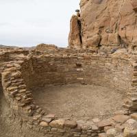 Chaco Canyon  - Chetro Ketl: Kiva in Talus Unit 
