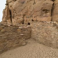 Chaco Canyon  - Chetro Ketl: Interior Walls in Talus Unit 