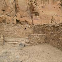 Chaco Canyon  - Chetro Ketl: Interior Walls and Steps in Talus Unit 