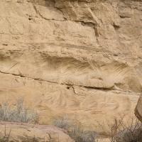 Chaco Canyon  - Pueblo Bonito:Petroglyphs 
