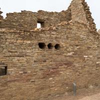 Chaco Canyon  - Pueblo Bonito: Core and Veneer Wall, East Side 