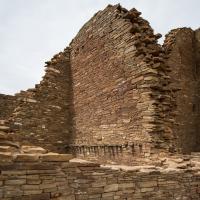 Chaco Canyon  - Pueblo Bonito: Wooden Supports in Core and Veneer Wall, East Side 