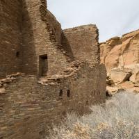 Chaco Canyon  - Pueblo Bonito: East Side  