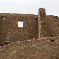 Chaco Canyon  - Pueblo Bonito: Inner Walls on East Side of Great House 