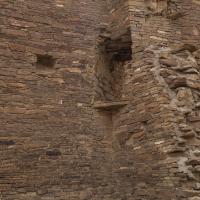 Chaco Canyon  - Pueblo Bonito: Window in Interior Walls of House 