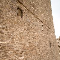 Chaco Canyon  - Pueblo Bonito: Wall on North Side 