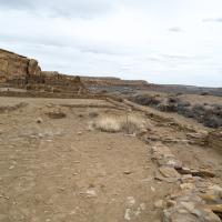 Chaco Canyon  - Pueblo Bonito: Ruins in West Plaza 