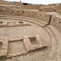 Chaco Canyon  - Pueblo Bonito: Large Central Kiva with Floor Vaults and Raised Firebox 