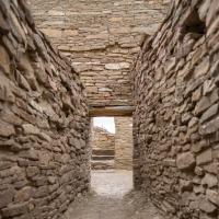 Chaco Canyon  - Pueblo Bonito: Interior Hall on East Side 