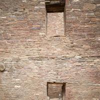 Chaco Canyon  - Pueblo Bonito: Interior Walls and Doorways on East Side 