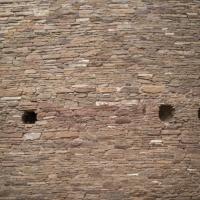 Chaco Canyon  - Pueblo Bonito: Holes in Interior Walls on East Side 