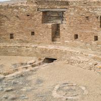 Chaco Canyon  - Casa Rinconada: Lower Entryway and Niches in Great Kiva 