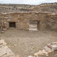 Chaco Canyon  - Casa Rinconada: Niches and Entryway in Great Kiva 