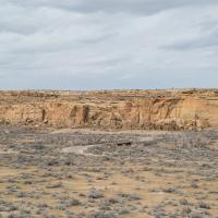 Chaco Canyon  - Casa Rinconada: View of Village from Trail 