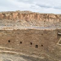 Chaco Canyon  - Casa Rinconada: Niches in Wall of Great Kiva 