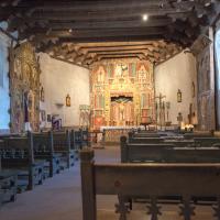 Santuario de Chimayo  - Interior: View of Altar from Nave 