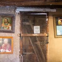 Santuario de Chimayo  - Interior: Door of Prayer Room 