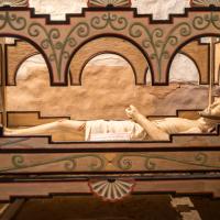 Santuario de Chimayo  - Interior: Statue of Christ Laid to Rest 