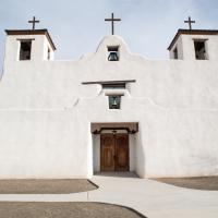 San Agustin de la Isleta Mission  - Exterior: Front 