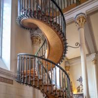 Loretto Chapel  - Interior: Spiral Staircase 