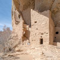 Mesa Verde  - North End of Spruce Tree  House 