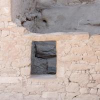 Mesa Verde  - Window in Brick Wall at Spruce Tree House 