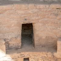 Mesa Verde  - Tunnel in Kiva At Spruce Tree House 