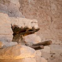 Mesa Verde  - Detail: Wooden Supports in Brick Wall at Spruce Tree  House 