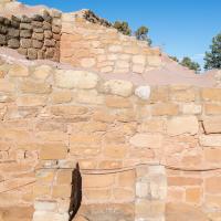 Mesa Verde  - Outer Wall of Sun Temple 