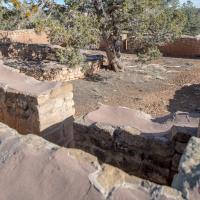 Mesa Verde  - Inner Walls and Kiva of Sun Temple 