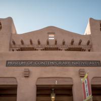 Museum of Contemporary Native Arts  - Exterior: Elevation of Main Entrance 