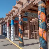 Museum of Contemporary Native Arts  - Exterior: South Colonnade 
