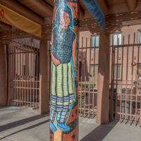Museum of Contemporary Native Arts  - Detail: Colonnade Column 