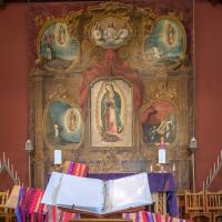 Our Lady of Guadalupe and Santuario de Guadalupe  - Interior: Altar 