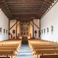 San Francisco de Asis Mission Church  - Interior: View Nave Looking West 