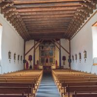 San Francisco de Asis Mission Church  - Interior: View of Nave Looking West 