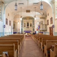 San Felipe de Neri Church  - Interior: View of Nave Looking North 