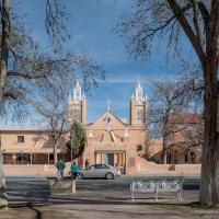 San Felipe de Neri Church  - Exterior: View of Front from Old Town Plaza 