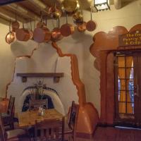 La Fonda on the Plaza  - Interior: Cafe Fireplace 