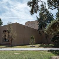 University of New Mexico  - Exterior: Northwest Corner of Zimmerman Library 