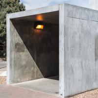University of New Mexico  - Exterior: Bruce Nauman, "The Center of the Universe" 
