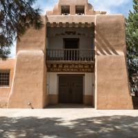 University of New Mexico  - Exterior: Alumni Memorial Chapel, Main Entrance 