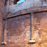 Amphitheatrum Castrense - Exterior: View of the Amphitheatrum Castrense where it joins the Aurelian Walls
